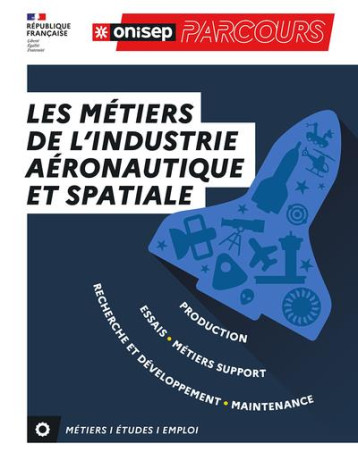 LES METIERS DE L'INDUSTRIE AERONAUTIQUE ET SPATIALE - OUVRAGE COLLECTIF - ONISEP LES METIERS DE L'INDUSTRIE AERONAUTIQUE ET SPATIALE - OUVRAGE COLLECTIF - ONISEP