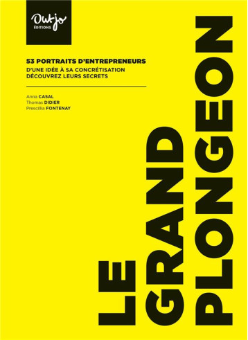 LE GRAND PLONGEON - 53 PORTRAITS D'ENTREPRENEURS : D'UNE IDEE A SA CONCRETISATION, DECOUVREZ LEURS S - DIDIER/CASAL - OUTJO LE GRAND PLONGEON - 53 PORTRAITS D'ENTREPRENEURS : D'UNE IDEE A SA CONCRETISATION, DECOUVREZ LEURS S - DIDIER/CASAL - OUTJO