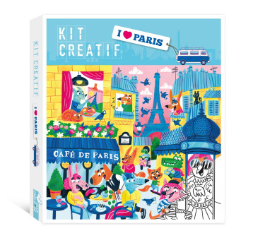 Kit créatif - I love Paris - Alice Turquois - DEUX COQS D OR Kit créatif - I love Paris - Alice Turquois - DEUX COQS D OR
