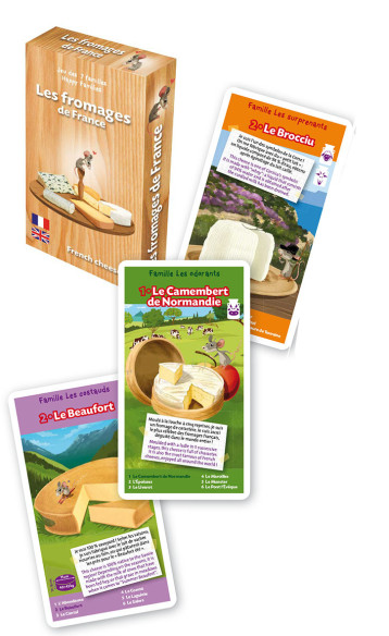 LES FROMAGES DE FRANCE JEU DE 7 FAMILLES - XXX - PETITE BOITE LES FROMAGES DE FRANCE JEU DE 7 FAMILLES - XXX - PETITE BOITE