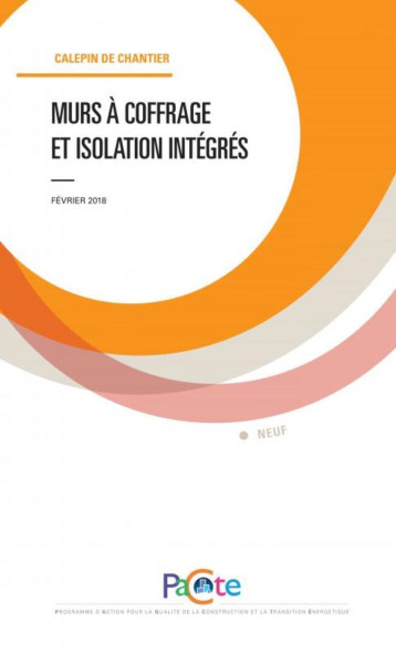 Murs à coffrage et isolation intégrés -  Collectif - SEBTP