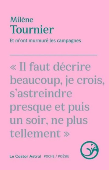 Et m'ont murmuré les campagnes Et m'ont murmuré les campagnes
